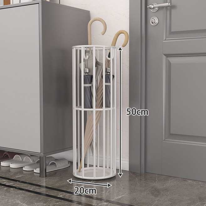 簡約設計瀝水傘架, 1個, 白色大號【大容量】