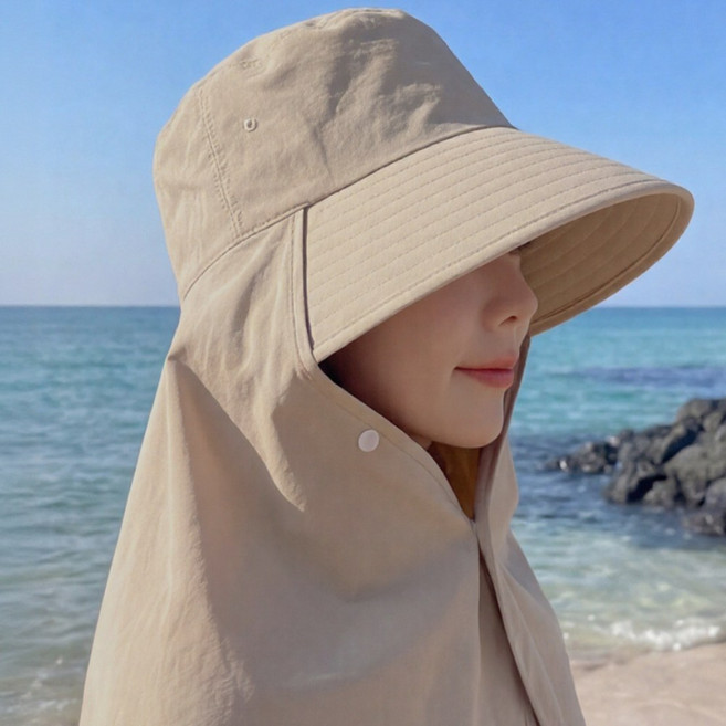 디망 360도 풀커버 여름 햇빛가리개모자