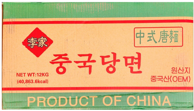 이가 중국당면 2.4kg x 5ea 1box, 1박스, 12kg