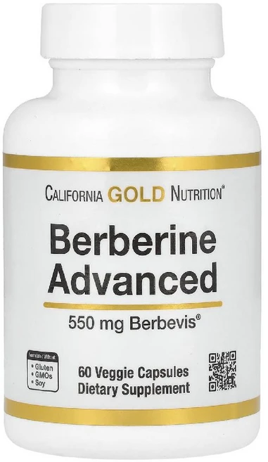 CGN 베르베린 어드밴스드 레시틴 포도씨추출물 Berberin 550mg 60정, 1개 - 쿠팡