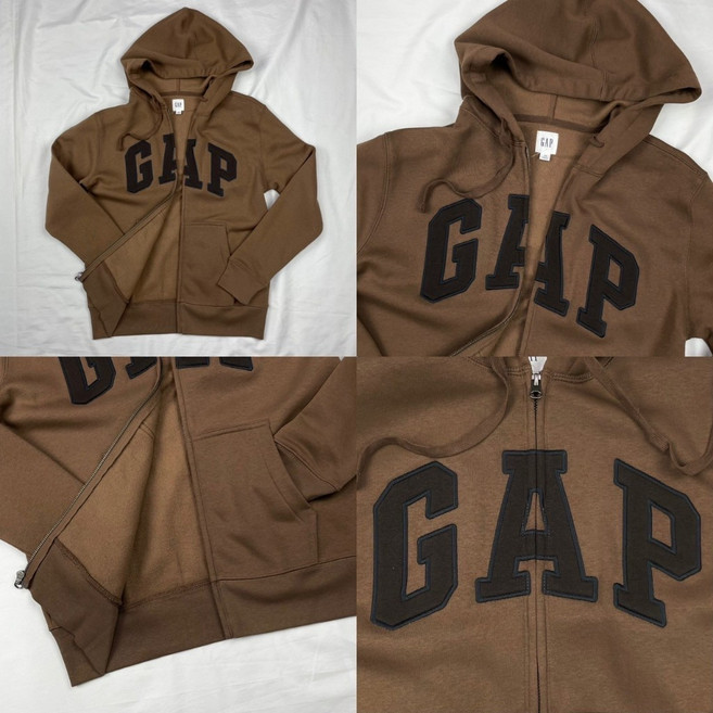 GAP 連帽外套 薄鋪棉 刷毛 長袖 刺繡 Logo 男女皆可