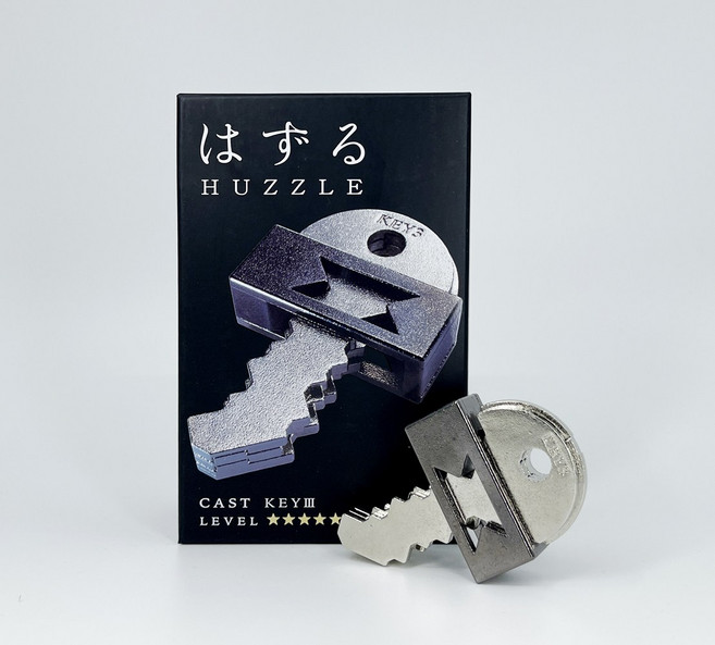 하나야마 캐스트 퍼즐 하즈루 상급 6단계 키3 key3, 1개, 혼합색상, 4피스