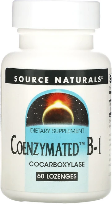 소스네츄럴스 Coenzymated B-1 사탕 정제 60정, 5개 - 쿠팡