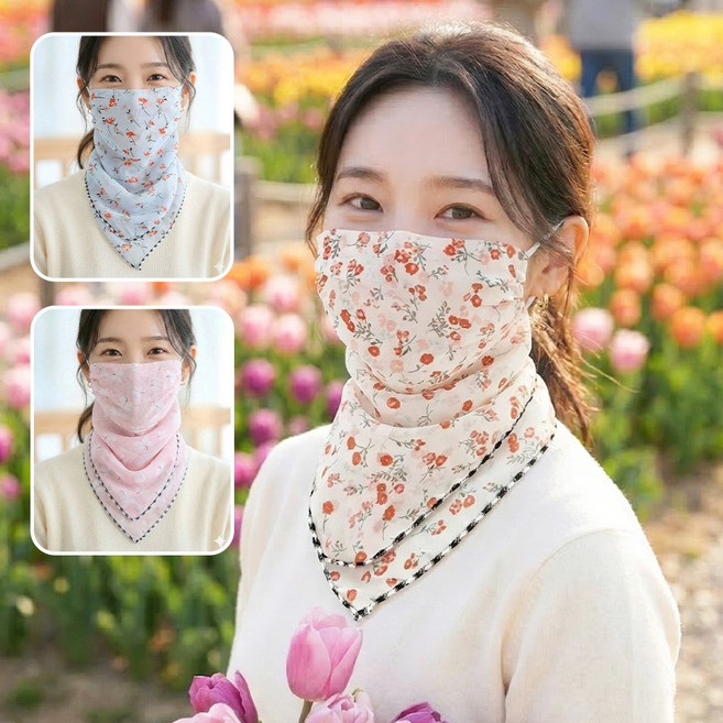 자외선차단 스카프 마스크 3종세트