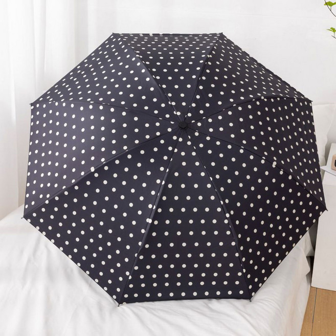 세렌디 땡땡이 초경량 자동우산 접이식 양우산 암막양산