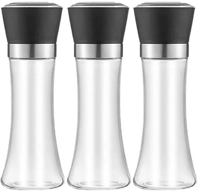 그라인더 180ml 2개 소금 후추 깨갈이, 3개
