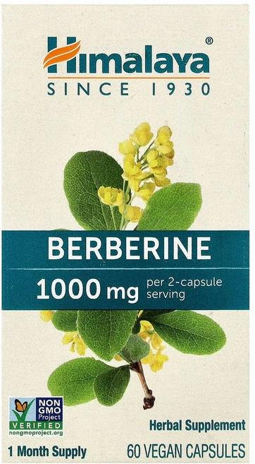 히말라야 베르베린 500mg 베지 캡슐 60정, 1개 - 쿠팡