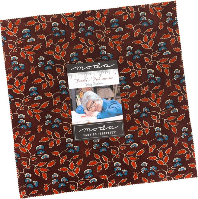 Pamelia's Path Layer Cake Betsy Chutchian 제작 42 25.4cm(10인치) 프리컷 패브릭 퀼트 스퀘어, Pamelia's Path Layer Cake, Bet