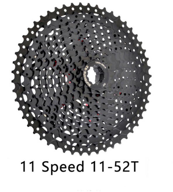 SUNSHINE MTB 자전거 11 속도 Freewheel 카세트 11S 28T 32T 36T 40T 42T 46T 50T 52T SRAM 자전거 부품 도로 MTB HG 허브, 11-52T MTB Black, 1개