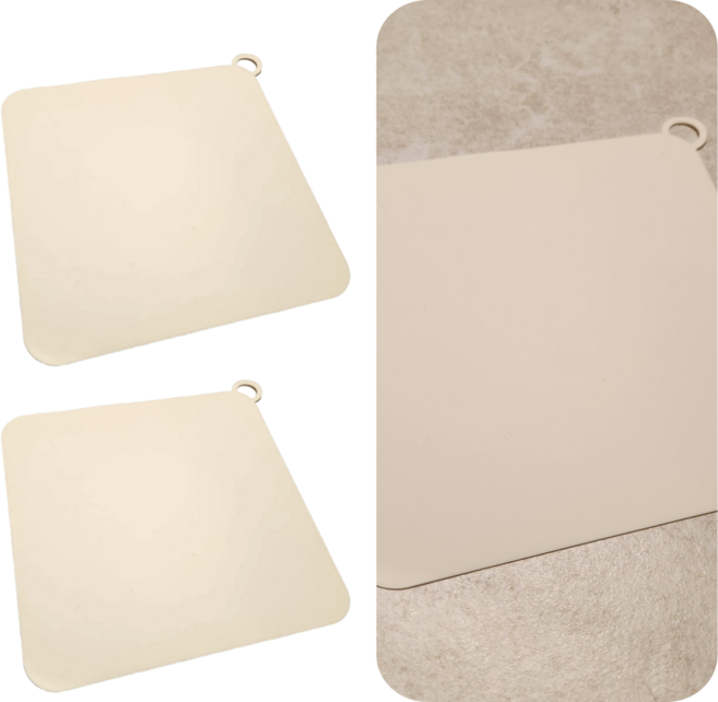 InLoop 냄새차단 화장실 욕실 배수구 하수구 덮개, 베이지, 2개