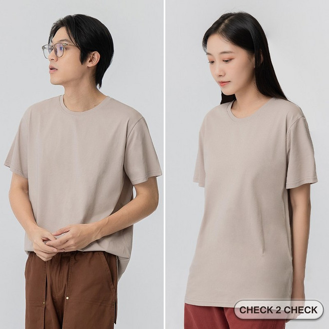 Check2Check-冰磁透涼除臭短T 2.0Check2Check-冰磁透涼除臭短T 2.0, 燕麥,2XS, 燕麥
