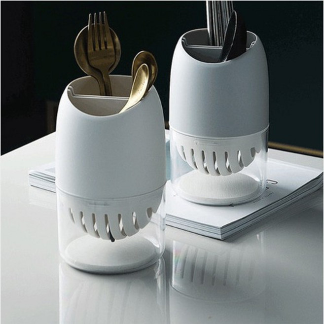 와인앤쿡 모던 규조토 물빠짐 수저통 색상랜덤, 없음, 1개