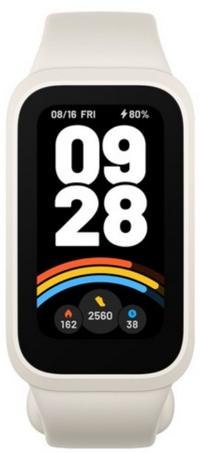 샤오미 스마트밴드 9 액티브, 베이지 화이트, 3.73cm, 블루투스