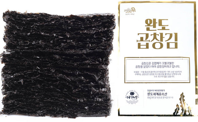25 햇 완도 곱창김 100장 골드라벨