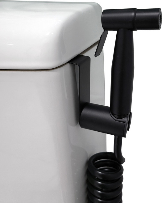 욕실 스프레이건 스프링 호스 세트, 5M, 블랙, 1개