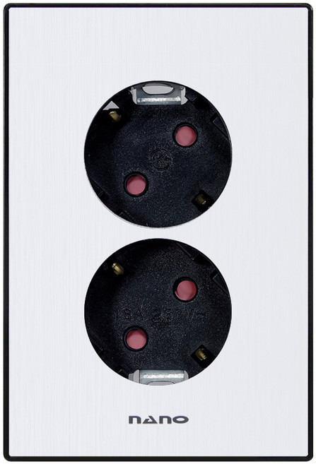 나노 아트2 블랙) 콘센트2구, 1개