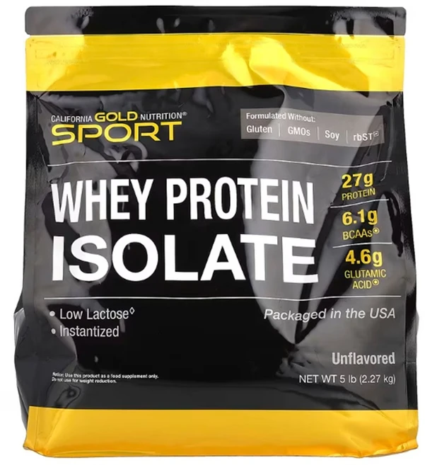 California Gold Nutrition 분리유청단백질 Whey 100 분리 유청 단백질 무맛 2.27kg 5lbs WPI 분리유청, 2kg, 1세트 - 쿠팡