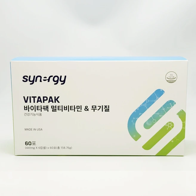 시너지 바이타팩 멀티비타민 무기질, 158.7g, 1개 - 쿠팡