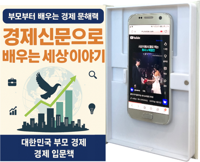 블노션 아이의 독서습관을 기르는 몰폰북 몰폰책 아이몰래핸드폰 휴대폰위장케이스