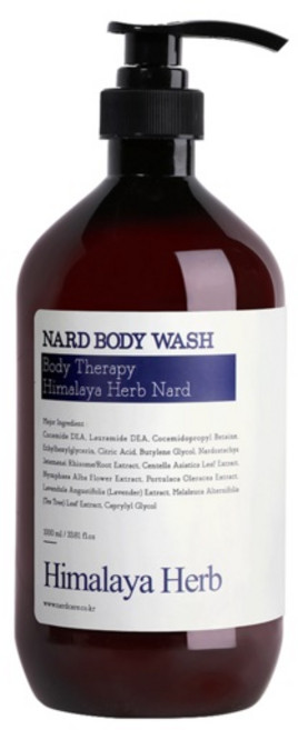 부케가르니 나드 바디워시 라벤더머스크, 1L, 1개