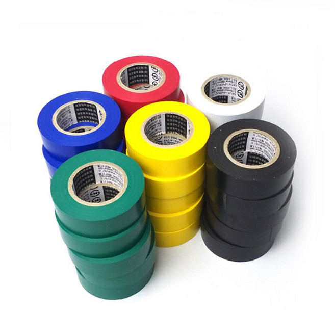 태영 절연테이프 전기 전선 고무테이프 빨강색 10m, 1개