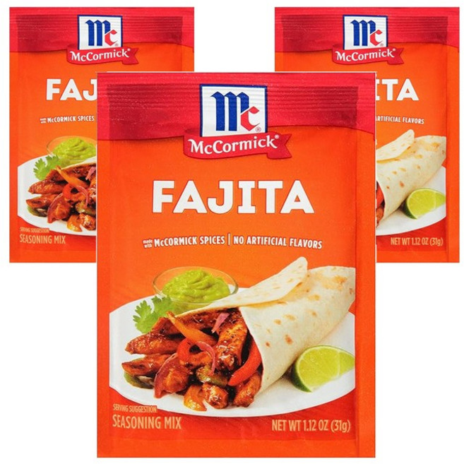 맥코믹 파히타 시즈닝 믹스, 31g, 3개
