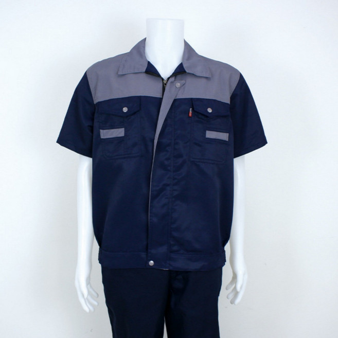 여름 반팔 작업복 상의 회사 유니폼 현장 근무복, 여름근무복_상의_L, 상세페이지 참조