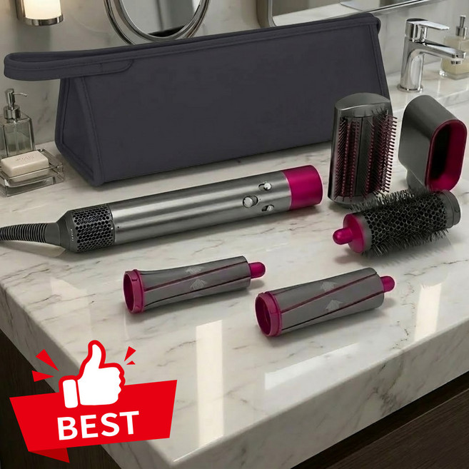 다비온 헤어 드라이기 고데기 여행용 보관 파우치 가방, 1개, 블랙