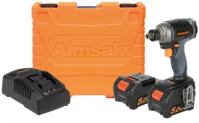 상명툴 아임삭 20V BL18X705 MAX 2B 임팩 드라이버 렌치 겸용 배터리2개 1세트