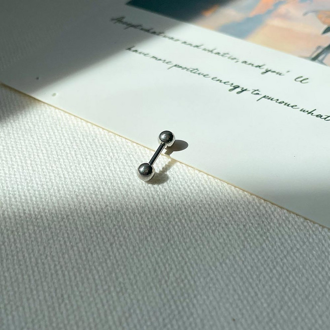 베이직 심플 볼 피어싱 (바 변경 가능)