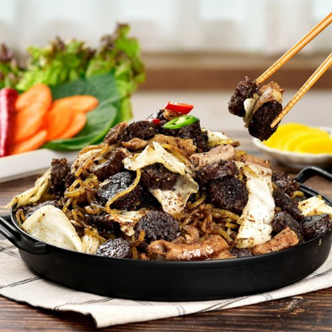 [또순이] 원조맛집! 백순대-양념순대곱창볶음 2인분 4종 선택가능 /모든 재료 넣고 볶기만 하면 되는 7분요리/밀키트, 1개, 1.08kg