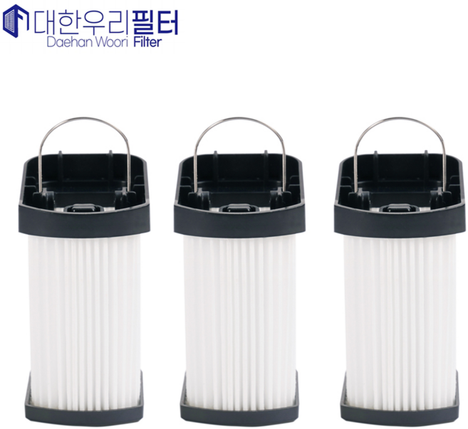 대한우리필터 샤크 에보파워 EX 핸디 무선청소기 호환 필터 WV270KR, 3개, 핸디용