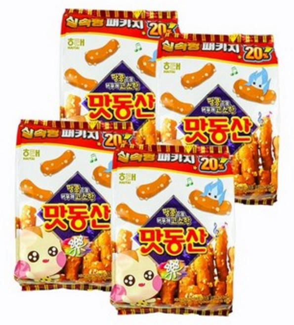 해태 맛동산, 341g, 4개