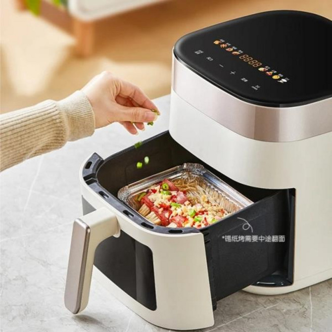 대용량 가정용 에어프라이어 전기 무전환 터치스크린 오븐 요리기 - 효율적인 식품 준비