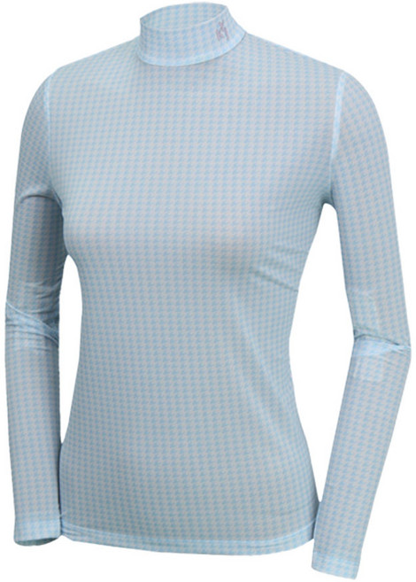 김영주골프 여름 여성 골프이너웨어 쿨 반폴라 긴팔 등산 티 아이스 기능성 티셔츠 반목 상의 9901