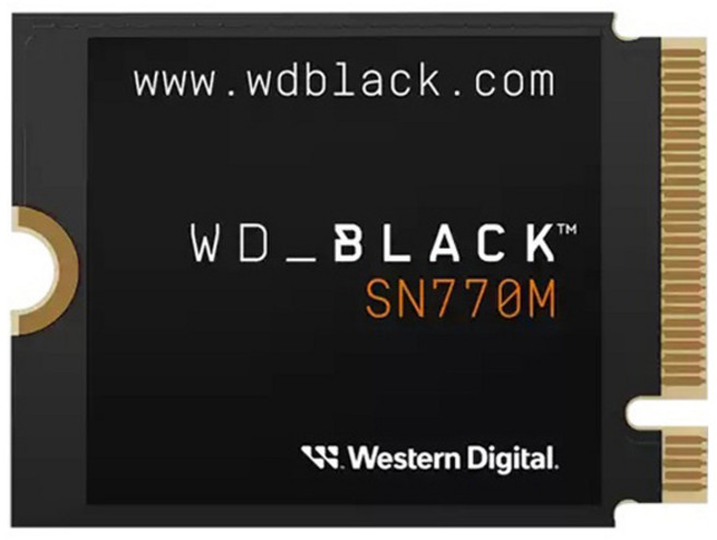 Western Digital 威騰 WD BLACK 手持遊戲裝置適用SN770M M.2230 NVMe固態硬碟, WDS500G3X0G, 500GB