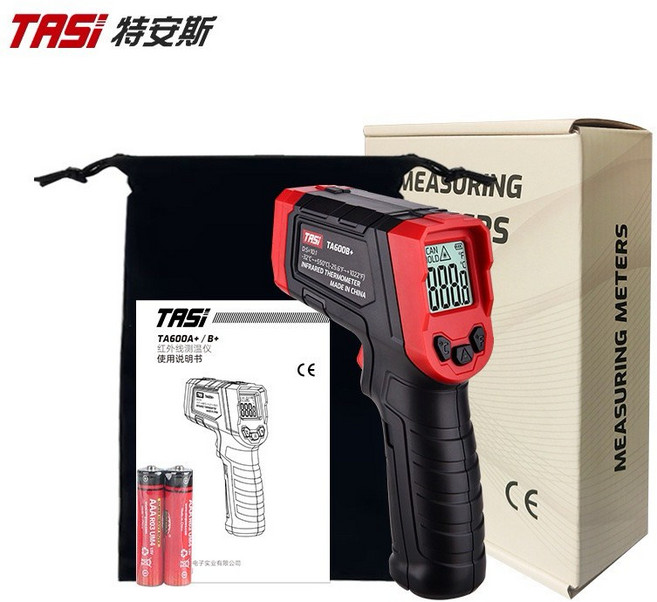 TASI 紅外線溫度槍, TA600B+(-32-550度c), 1個