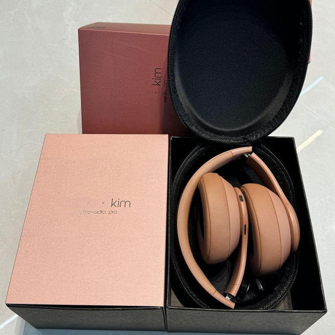 Beats 頭戴式無線藍牙耳機, 沙丘,頂配版-支持IOS彈窗 +B標+指示燈