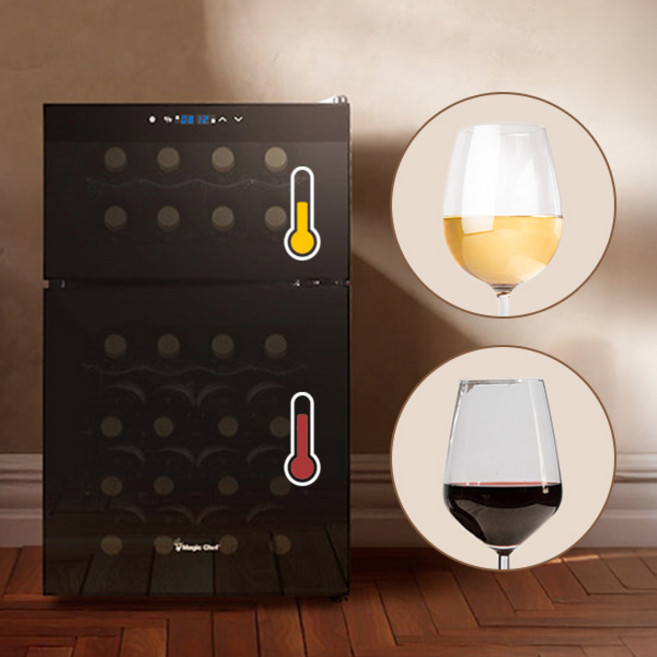 매직쉐프 와인셀러 24병 와인냉장고 MEW-HT24DB