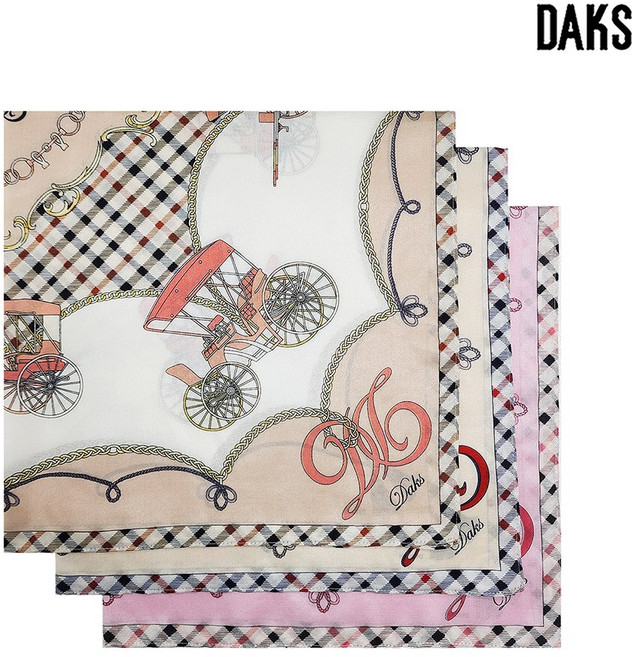 닥스 면실크 손수건 DYD2501