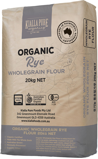 [한국 첫 상륙] 호주산 100% 키알라 유기농 통호밀가루 [20Kg/포], 1개, 20kg