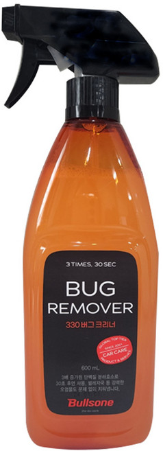 불스원 330 버그크리너 단백질 분해효소 새똥 벌레 수액제거, 600ml, 7개