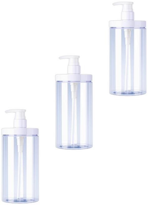 셀링랩 샴푸통공병, 3개, 투명, 1000ml