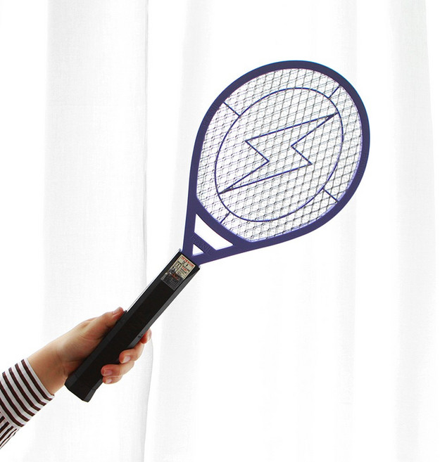 한일 전기모기채 중형, 퍼플, 2세트