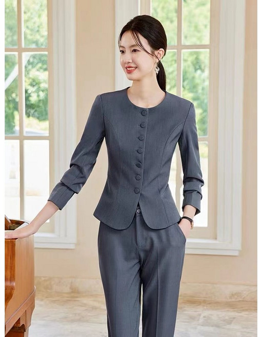 여성 봄 가을 정장 바지 치마 세트 LOVE