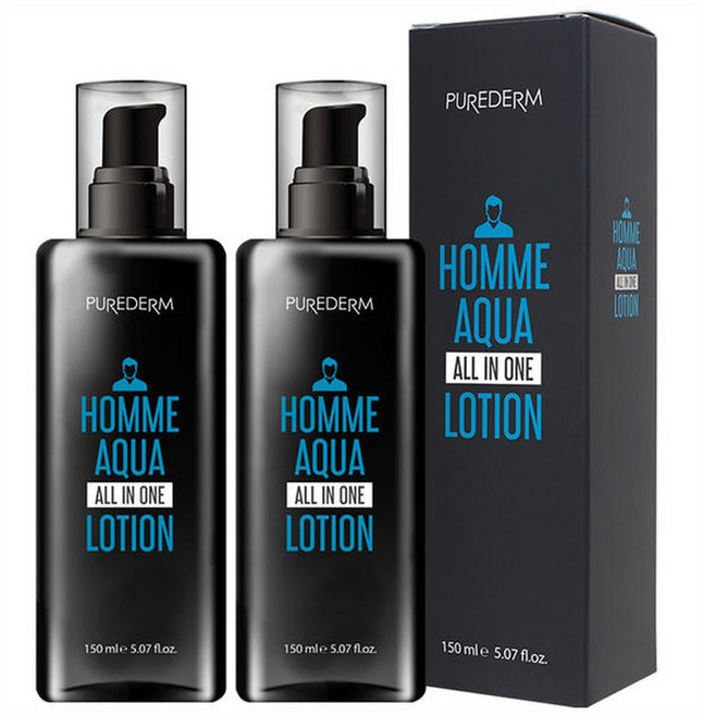 퓨어덤 남성용 옴므 아쿠아 올인원 로션, 500ml, 1개
