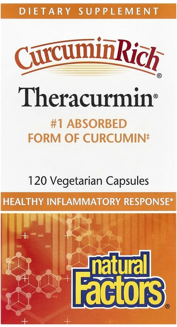 Natural Factors CurcuminRich 테라큐민 30mg 베지 캡슐 120정, NaturalFactorsCurcuminRich테라큐민, 1개 - 쿠팡