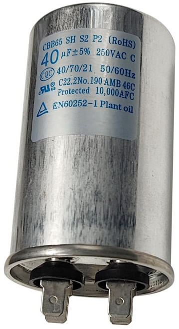 CBB65 런 커패시터 40 ufMFD uf MFD 250VAC 250V AC 40uF 40MFD SH 45x75mm 2+2PIN UL 나열됨