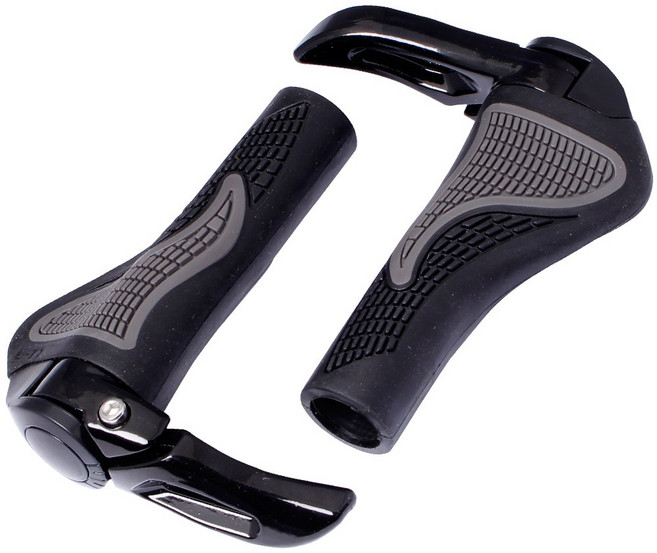 BTR 자전거 그립 핸들 손잡이 핸들바 보조 핸드 바엔드 용품 - 하드 핸들그립, 하드 자전거 핸들그립(블랙), 1개