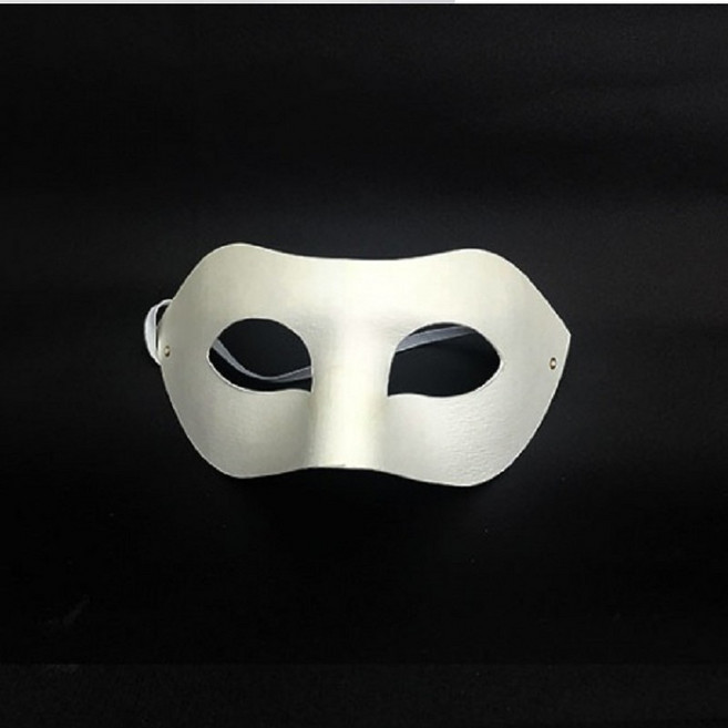 向日葵 紙漿面具 蝴蝶造型 DIY彩繪面具 萬聖節舞會, 1個, 面具-佐羅